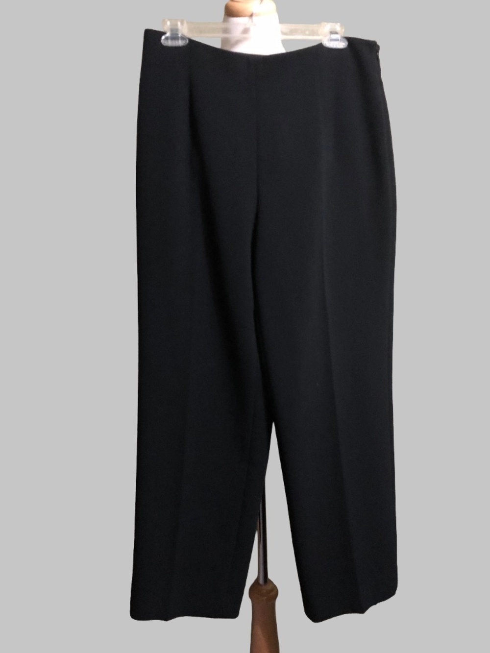 🔥 Dana Buchman Vintage 100% Wool Dress Pants Trousers Black Size 12 Fully Lined